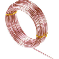 Beadsnfashion Copper Plated Aluminium Wire, Art And Craft Colourful Wire For Jewellery Making, Flower Decoration And Floral Arrangement 10 Mtrs, Size 2.50 Mm(10 Gauge)