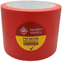 Mv Vastu Remedies Colour Tape | Size 3"Inch/76Mm, 20 Meter (Main Entrance & Toilet Correction)  Pack Of 1 (Red)