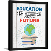Chaka Chaundh - Educational Quotes Wall Frames - Educational Quote Frames - School & Institute Wall Decoration - College Wall Decor - Wall Hanging For School - (13.6 X 10.6 Inches)