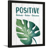 Chaka Chaundh - Positive Quotes Wall Frames For Home & Living Room - Positive Quotes Wall Posters For Women - Positive Quotes With Frames (13.6 X 10.6 Inches)