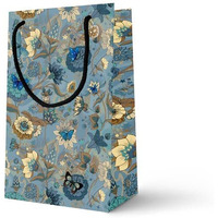 Acl Studios Gleaming Blues Gift Bag Or Fashion Bags For Diwali Gifting, Birthday Gifts, Marriage Gifting, Christmas Gifts, Baby Showers & Shopping (Pack Of 10 Paper Bags)-Large