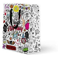 Acl Studios Squiggly Doodles Gift Bag Or Fashion Bags For Diwali Gifting, Birthday Gifts, Marriage Gifting, Christmas Gifts, Baby Showers & Shopping (Pack Of 10 Paper Bags)- Small