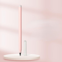 Fun Fry Inkless Pen Or Pencil - Eternal Pencil, Infinite Write Ballpoint Pens, Color Close To Hb Pencil For Kids And Adults Randomly Selected Single Unit (Pink Or Blue) (1)