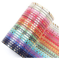 Hasthip Scrapbook Washi Tape Craft Supplies 3Mm Wide For Diy Decorative Craft,Gift Wrapping, 24Rolls 3Mm 5M