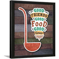 Chaka Chaundh - Restaurant Quotes Wall Frames -Kitchen & Food Quotes Frame - Dining Room & Hall Dining Table Wall, Area, Canteen, Cafeteria, Hotel, Mess, Bakery And Cookery. - (14 X 11 Inches)