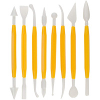 Worison 8 Pcs Plastic Clay Tools Set For Clay Shaping, Pottery, Cake Decorations, Polymer Clay Etc