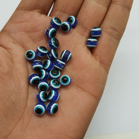 Prokart Evil Eye Beads Blue Acrylic Evil Eye Beads For Jewellery Making, Diy, Crafts Work, 20 Pcs (10Mm)