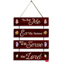 Leppo Decorative Wall Hanging Decoration Item For Kitchen | Kitchen Quotes Items | Wall Art For Kitchen | Wooden Wall Hanger For Home Decor Items (10.5 X 15 Inch)
