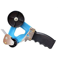 Sejas Collection Hand Operated Manual Tape Metal Dispenser With With Stainless Steel Blade 2-Inch Pvc Transparent Tape Roll (Multicolor)