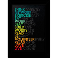 Tied Ribbons Inspirational Quotes Wall Frames Motivational Quotes Posters With Frames For Home Office Dcor Kids Girls Boys Living Room Bedroom Study Room Classroom Aesthetic