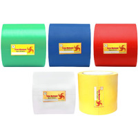 Treemaison Tree Maison Coronating Homes Vastu Color Tapes, Vastu Tape (4Inch,20 Meter Approx) Pack-5, Multicolor