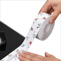 Navya Export Caulk Strip Tape,Waterproof Tape For Kitchen Sink Kitchen Tape For Edges Self Adhesive Caulk Tape For Sink,Toilet, Bathroom,Wall Edge,Sealing Tape For Bathtub(Multi Print)(1 Pis)