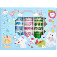 Bondwet 50 Rolls Washi Masking Tape Set Decoration Adhesive Tape For Crafts Colorful Tape Scrapbook Tape Washi Tape Sticker Roll (Fruit Design Tape)