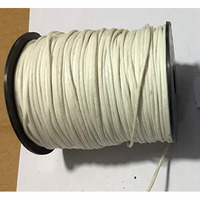 Omx 100 Mtr Cream Waxed Cotton Cord Braided Bracelet Jewelry Making Beading Thread String (1Pc, 1 Mm)