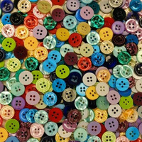 Vemlons Button Multi Color Shirt Buttons 4 Hole Buttons Pack Of 192 Piece/ 12 Piece X 16 Colors Inside/Arts And Craft/Shirts Button For Men And Women
