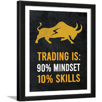 Chaka Chaundh - Money Quotes Wall Frames - Trading Quotes Wall Frames - Stock Market Quotes Wall Frames - Finance Quotes Wall Frames - Share Market Quotes Frames - (13.6 X 10.6 Inches) White,Acrylic