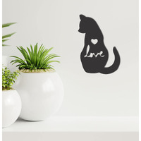 Dreamkraft Loving Cat Wall Plaque,Wall Decoration For Home Office, Living Room And Gifting Dcor