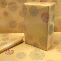 Evince Set Of 10 Mandala Gift Wrapping Thick Art Paper (20"X 28") | For Birthday Diwali Christmas Anniversary Wedding And Office Gifting And More |