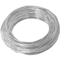 Beadsnfashion 5M Silver Brass Craft Wire, 18 Gauge (1.20Mm), Diy Jewellery Making & Crafts