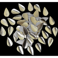 Embroiderymaterial Gota Patti Laces Borders Material Appliques Patches For Embroidery Dresses Clothes Apparels Saree Blouses Decoration Making Purpose (Pack Of 50 Gram)