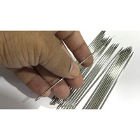 Omx 25 Pieces, Long Eyed Beading Needles, 2Mm X 127Mm | 127 Mm ( 5 Inch) Long & 2Mm Thick, Book Binder Needle Jewelry Making Tools, Sewing Beading Needle For Hemming, Beads Zardosi Embroidery & Jewelry Making, Total Qty - 25 Needles,