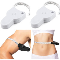 Starewa Body Measuring Tape Pack Of 2 Retractable Inch Tape For Measurement For Body With Lock Pin And Push Button 150Cm Tape Measure For Fat Measurement And Weight Loss Sewing Tape Tailor Tape