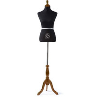 Sohamshree  Female Dress Wooden Stand Form Wheel Base Mannequin Store Display Dummy Model Hanger Dress Kurti Display Stand, (10)