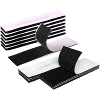 Lakshminarayan Sales 1X4 Inch 10 Sets Hook And Loop Tape Double Sided Tape Sticky Back Strips Adhesive Strips For Sofa Couch Cushions, Rug, Mattress Diy Home School Office Craft (1X4 Inch 10Pcs Stips)