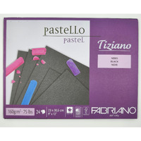 Fabriano Tiziano Pastel Blocks Black 160 Gsm 23 X 30.5 Cm