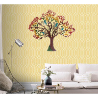 Dsh Tree Wall Art For Home Decor Wall Hanging Perfect For Living Room Hotel Restaurant Bedroom Multi Color Wall Art (13 Inch)