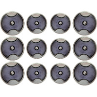 Handicraft Kottage Antique Metal Button For Coat,Blazer,Suit,Sherwani And Indian Dresses (Navy Blue)