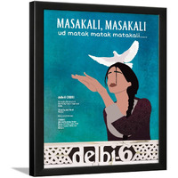 Chaka Chaundh - Maskali, Maskali Ud Matak, Matak, Matak Kali - Delhi 6, Abhishek Bachchan, Sonam Kapoor, Song Framed Poster - Bollywood Hindi Cinema Song Movies Poster - (14 X 11 Inches)