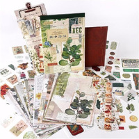 Kids Wonderland 346Pcs Vintage Scrapbook Stickers Pack For Art Journaling Bullet Junk Journal Planners Diy Paper Stickers Craft Kits Notebook Collage Album Aesthetic Sticker (Poems In The Forest)