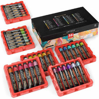 Arteza Metallic Acrylic Colours Set - 22Ml - Assorled Colour Set Of 36