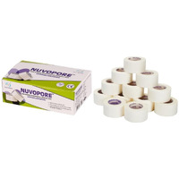 Nuvo Medsurg Nuvopore Microporous Surgical Tape 25 Mm X 9.1 Mtr (12 Rolls)