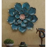 World Decor Rajasthani Shine Flower Wall Decor (25 * 02 * 25 In) Multicolor
