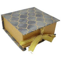 Acl Creations 4-Caviti Box/Ladoo Box/Choclate Box | Pack Of 2 | Assorted Colours | Empty Cardboard Box For Wedding Packaging, Birthday Hamper, Diwali Hampers, Corporate Gifting