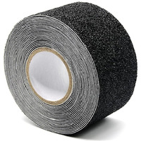 Zibuyu 32.8Ft Anti Slip Tape, Cuttable Textured Anti Skid Tape For Stairs, Bathrooms, Workplaces, Carport, Step, Floor, Warning Alert To Prevent Falls, Safety Non-Slip Tape 5 * 10M - Frosted Black
