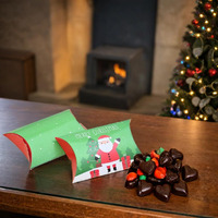 Toyxe Merry Christmas Print Candy Chocolates Pillow Box Set Of 24