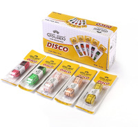 Golden Tailor Tape Measure 1.50 Meter/60 Inches Pack Of 5, Premium Pvc Fiberglass Disco Measuring Tapes For Body & Cloth Measure, Dressmaking, Cloth Cutting, Home Tailoring (19 Mm)