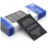 Kriwin Pack Of 6 (72 Pcs 3 Different Sizes) Self Threading Blind Needles