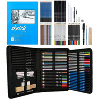 Wynhard 71 Pcs Colour Pencils Drawing Kit Pencil Colours Pencil Kit Sketch Color Pencil Set Sketch Kit Drawing Colour Pencil Shading Sketching Kit Water Colour Pencil Set For Artist Kids Adults
