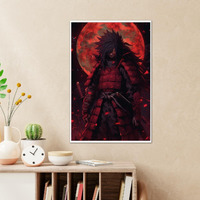 Tenorarts Madara Uchiha Posters Naruto Anime Wall Posters With Thick 300 Gsm Matt Finish Paper (18Inches X 12Inches)