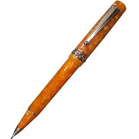 Delta Dolcevita Slim Oro Orange Resin With Gold Vermeil Trim Mechanical Pencil