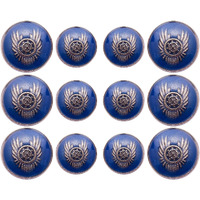 Handicraft Kottage Metal Buttons For Coat,Jacket,Suits (Blue 1)