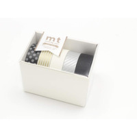 Mt Washi Masking Tape Gift Box 15 Mm X 10 Mtrs Shade - Monotone Ii - (Set Of 5)