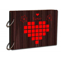 Printelligent For Loved Ones Craft Scrapbook Photo Book Wooden Photo Album