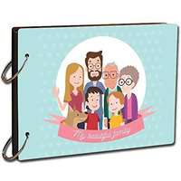 Printelligent Diy Family Scrapbook Photo Album Diary- Keep Your Family Engaged