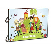 Printelligent Diy Family Scrapbook Photo Album Diary- Keep Your Family Engaged