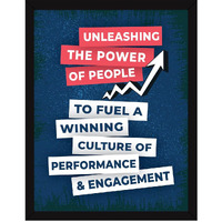Chaka Chaundh - Hr Posters - Human Resources Office Framed Quotes - People And Culture Framed Poster For Wall Decor - 14 X 11 Inches